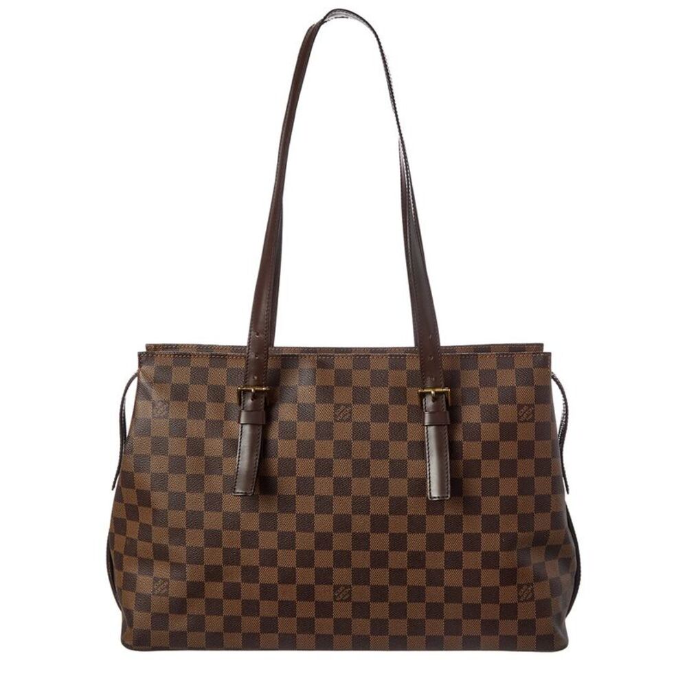 Louis Vuitton Brown Damier Ebene Coated Canvas Chelsea (Authentic Pre-Loved)